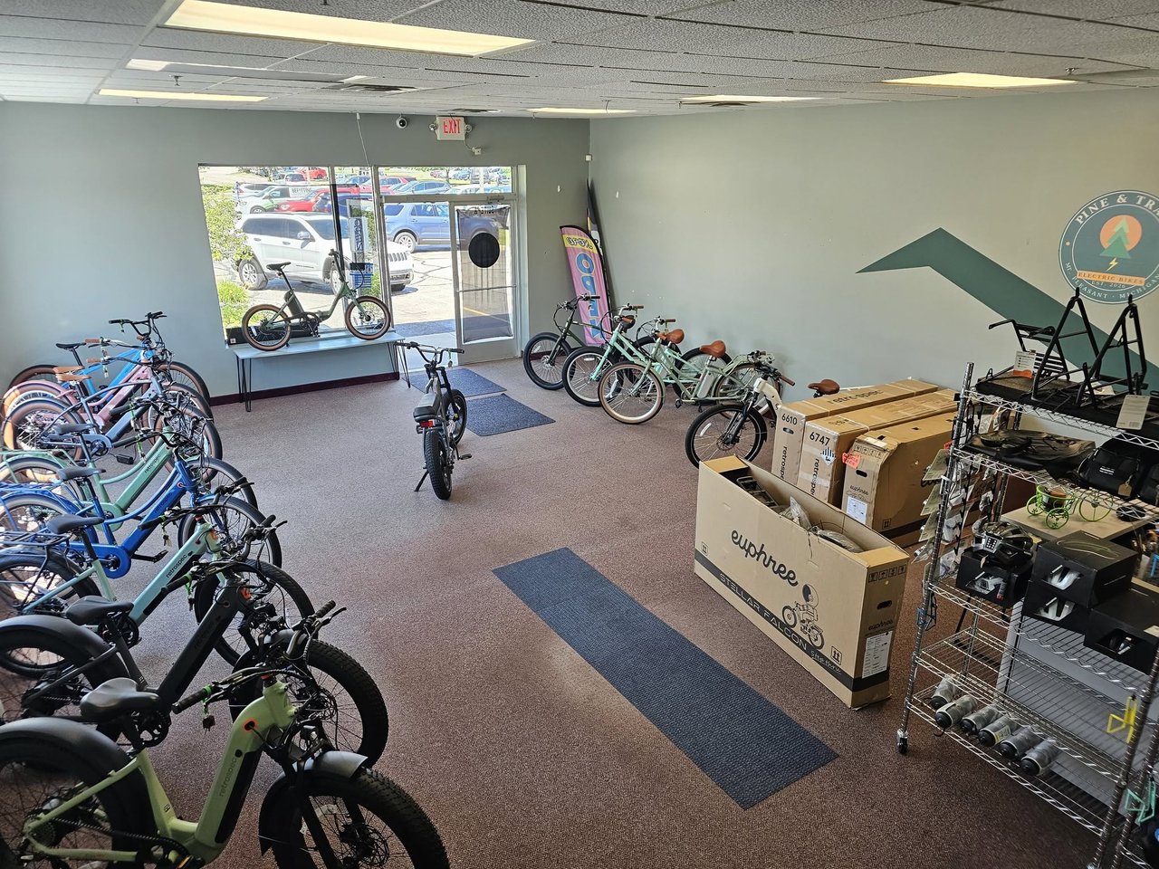 Inside the Pine and Trail shop
